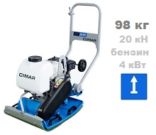 Виброплита бензиновая Cimar CPC-2050