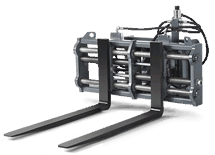 вилочный захват с гидравлической регулировкой