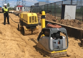 Аренда техники для виброуплотнения грунта