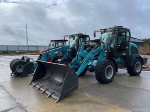 Фронтальные колесные погрузчики Quadtrac