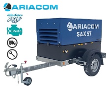 Передвижной компрессор дизельный Ariacom SAX 57 K ПТС